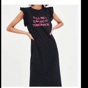 Slogan T-Shirt Dress